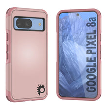 Load image into Gallery viewer, PunkCase Google Pixel 9 Case, [Spartan 2.0 Series] Clear Rugged Heavy Duty Cover W/Built in Screen Protector [Pink]
