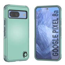 Load image into Gallery viewer, PunkCase Google Pixel 9 Pro Case, [Spartan 2.0 Series] Clear Rugged Heavy Duty Cover W/Built in Screen Protector [Teal]
