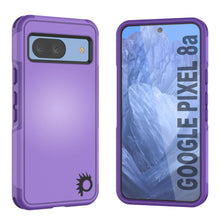 Load image into Gallery viewer, PunkCase Google Pixel 9 Pro Case, [Spartan 2.0 Series] Clear Rugged Heavy Duty Cover W/Built in Screen Protector [Purple]
