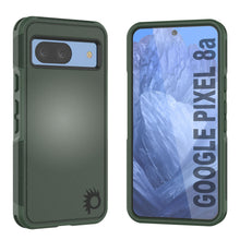 Load image into Gallery viewer, PunkCase Google Pixel 9 Pro Case, [Spartan 2.0 Series] Clear Rugged Heavy Duty Cover W/Built in Screen Protector [Dark Green]
