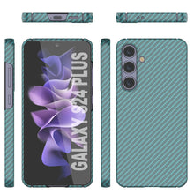 Load image into Gallery viewer, Galaxy S24 Plus Case, Punkcase CarbonShield, Heavy Duty &amp; Ultra Thin Cover [shockproof][non slip] [Teal]
