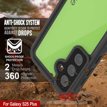 Load image into Gallery viewer, Galaxy S25+ Plus Waterproof Case PunkCase StudStar Light Green Thin 6.7ft Underwater IP68 ShockProof
