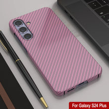 Load image into Gallery viewer, Galaxy S24 Plus Case, Punkcase CarbonShield, Heavy Duty &amp; Ultra Thin Cover [shockproof][non slip] [Pink]
