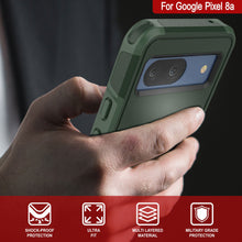 Load image into Gallery viewer, PunkCase Google Pixel 9 Pro Case, [Spartan 2.0 Series] Clear Rugged Heavy Duty Cover W/Built in Screen Protector [Dark Green]
