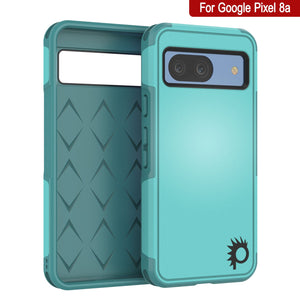 PunkCase Google Pixel 9 Pro XL Case, [Spartan 2.0 Series] Clear Rugged Heavy Duty Cover W/Built in Screen Protector [Blue]