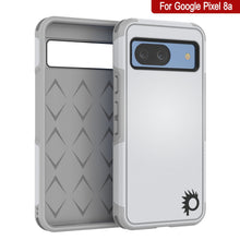 Load image into Gallery viewer, PunkCase Google Pixel 9 Case, [Spartan 2.0 Series] Clear Rugged Heavy Duty Cover W/Built in Screen Protector [White]
