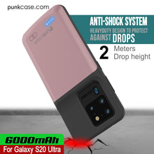 Load image into Gallery viewer, PunkJuice S20 Ultra Battery Case Rose - Fast Charging Power Juice Bank with 6000mAh
