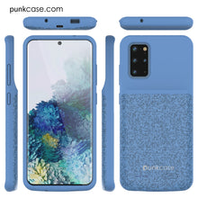 Load image into Gallery viewer, PunkJuice S20+ Plus Battery Case Patterned Blue - Fast Charging Power Juice Bank with 6000mAh
