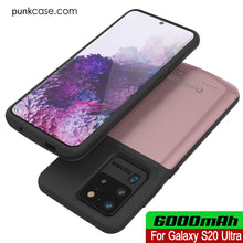 Load image into Gallery viewer, PunkJuice S20 Ultra Battery Case Rose - Fast Charging Power Juice Bank with 6000mAh
