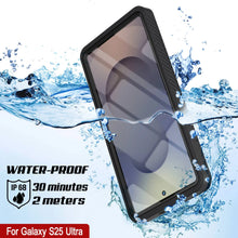 Load image into Gallery viewer, Galaxy S25 Ultra Waterproof Case, Punkcase [Extreme Mag Series] Armor Cover W/ Built In Screen Protector [Black]
