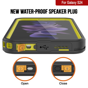 Galaxy S25 Water/ Shockproof [Extreme Series] With Screen Protector Case [Yellow]