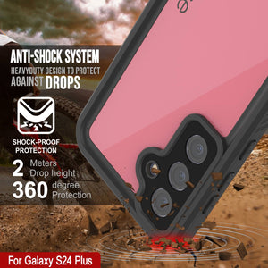 Galaxy S24+ Plus Waterproof Case PunkCase StudStar Pink Thin 6.7ft Underwater IP68 Shock/Snow Proof