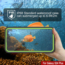 Load image into Gallery viewer, Galaxy S24+ Plus Waterproof Case PunkCase StudStar Light Green Thin 6.7ft Underwater IP68 ShockProof
