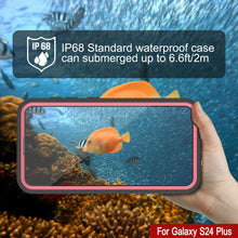 Load image into Gallery viewer, Galaxy S24+ Plus Waterproof Case PunkCase StudStar Pink Thin 6.7ft Underwater IP68 Shock/Snow Proof
