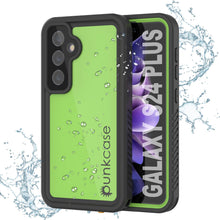 Load image into Gallery viewer, Galaxy S24+ Plus Waterproof Case PunkCase StudStar Light Green Thin 6.7ft Underwater IP68 ShockProof
