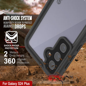 Galaxy S24+ Plus Waterproof Case PunkCase StudStar Clear Thin 6.7ft Underwater IP68 Shock/Snow Proof