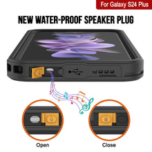 Load image into Gallery viewer, Galaxy S24+ Plus Waterproof Case PunkCase StudStar Clear Thin 6.7ft Underwater IP68 Shock/Snow Proof
