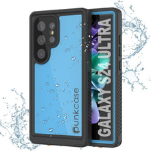 Load image into Gallery viewer, Galaxy S24 Ultra Waterproof Case PunkCase StudStar Light Blue Thin 6.6ft Underwater IP68 ShockProof
