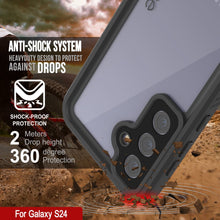 Load image into Gallery viewer, Galaxy S24 Waterproof Case PunkCase StudStar Clear Thin 6.2ft Underwater IP68 Shock/Snow Proof
