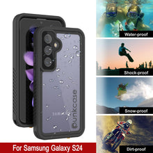 Load image into Gallery viewer, Galaxy S24 Waterproof Case PunkCase StudStar Clear Thin 6.2ft Underwater IP68 Shock/Snow Proof
