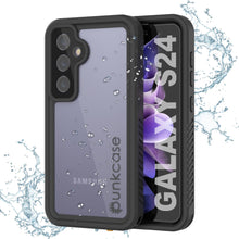 Load image into Gallery viewer, Galaxy S24 Waterproof Case PunkCase StudStar Clear Thin 6.2ft Underwater IP68 Shock/Snow Proof
