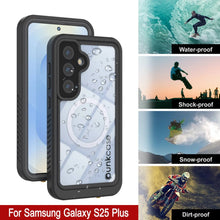 Load image into Gallery viewer, Galaxy S25 Plus Waterproof Case, Punkcase [Extreme Mag Series] Armor Cover W/ Built In Screen Protector [Grey]
