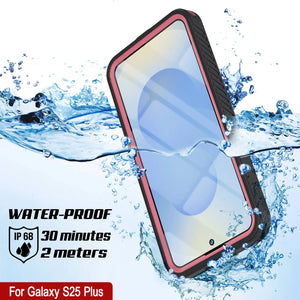 Galaxy S25 Plus Waterproof Case, Punkcase [Extreme Mag Series] Armor Cover W/ Built In Screen Protector [Pink]