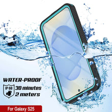 Load image into Gallery viewer, Galaxy S25 Waterproof Case, Punkcase [Extreme Mag Series] Armor Cover W/ Built In Screen Protector [Teal]
