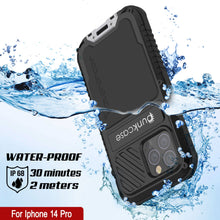 Load image into Gallery viewer, iPhone 16 Pro Metal Extreme 3.0 Series Aluminum Waterproof Case IP68 W/Buillt in Screen Protector &amp; Kickstand [Black]
