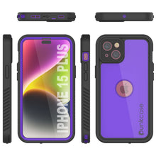 Load image into Gallery viewer, iPhone 16 Plus Waterproof IP68 Case, Punkcase [Purple] [StudStar Series] [Slim Fit] [Dirtproof]
