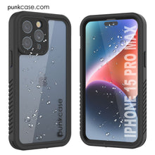 Load image into Gallery viewer, iPhone 16 Pro Max Waterproof IP68 Case, Punkcase [Clear] [StudStar Series] [Slim Fit] [Dirtproof]
