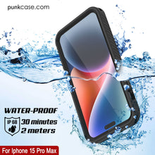 Load image into Gallery viewer, iPhone 16 Pro Max Waterproof IP68 Case, Punkcase [Clear] [StudStar Series] [Slim Fit] [Dirtproof]
