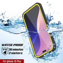 Load image into Gallery viewer, iPhone 16 Plus Waterproof Case, Punkcase [Extreme Mag Series] Armor Cover W/ Built In Screen Protector [Yellow]
