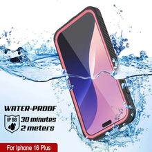 Load image into Gallery viewer, iPhone 16 Plus Waterproof Case, Punkcase [Extreme Mag Series] Armor Cover W/ Built In Screen Protector [Pink]
