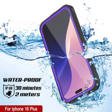 Load image into Gallery viewer, iPhone 16 Plus Waterproof Case, Punkcase [Extreme Mag Series] Armor Cover W/ Built In Screen Protector [Purple]
