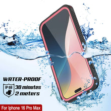 Load image into Gallery viewer, Products iPhone 16 Pro Max Waterproof Case, Punkcase [Extreme Mag Series] Armor Cover W/ Built In Screen Protector [Pink]
