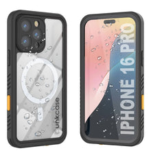 Load image into Gallery viewer, iPhone 16 Pro Waterproof Case, Punkcase [Extreme Mag Series] Armor Cover W/ Built In Screen Protector [Grey]
