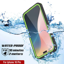 Load image into Gallery viewer, iPhone 16 Pro Waterproof Case, Punkcase [Extreme Mag Series] Armor Cover W/ Built In Screen Protector [Green]
