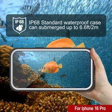 Load image into Gallery viewer, iPhone 16 Pro Waterproof Case, Punkcase [Extreme Series] Armor Cover W/ Built In Screen Protector [White]
