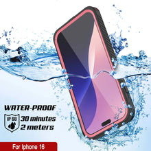 Load image into Gallery viewer, iPhone 16  Waterproof Case, Punkcase [Extreme Mag Series] Armor Cover W/ Built In Screen Protector [Pink]
