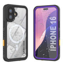 Load image into Gallery viewer, iPhone 16  Waterproof Case, Punkcase [Extreme Mag Series] Armor Cover W/ Built In Screen Protector [Purple]
