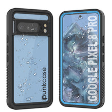 Load image into Gallery viewer, Google Pixel 9 Pro Waterproof Case, Punkcase [Extreme Series] Armor Cover W/ Built In Screen Protector [Light Blue]
