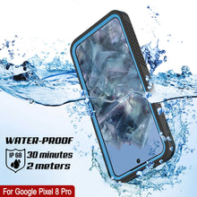 Load image into Gallery viewer, Google Pixel 9 Pro Waterproof Case, Punkcase [Extreme Series] Armor Cover W/ Built In Screen Protector [Light Blue]
