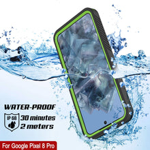 Load image into Gallery viewer, Google Pixel 9 Pro Waterproof Case, Punkcase [Extreme Series] Armor Cover W/ Built In Screen Protector [Light Green]
