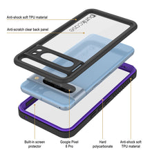 Load image into Gallery viewer, Google Pixel 9 Pro Waterproof Case, Punkcase [Extreme Series] Armor Cover W/ Built In Screen Protector [Purple]
