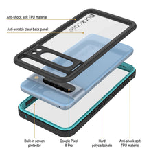 Load image into Gallery viewer, Google Pixel 9 Pro Waterproof Case, Punkcase [Extreme Series] Armor Cover W/ Built In Screen Protector [Teal]
