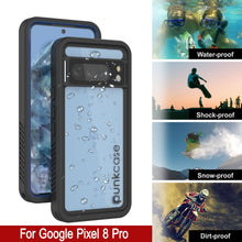 Load image into Gallery viewer, Google Pixel 9 Pro Waterproof Case, Punkcase [Extreme Series] Armor Cover W/ Built In Screen Protector [Navy Blue]
