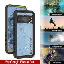 Load image into Gallery viewer, Google Pixel 9 Pro Waterproof Case, Punkcase [Extreme Series] Armor Cover W/ Built In Screen Protector [Yellow]
