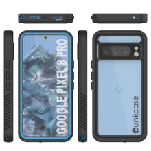 Load image into Gallery viewer, Google Pixel 9 Pro Waterproof Case, Punkcase [Extreme Series] Armor Cover W/ Built In Screen Protector [Light Blue]
