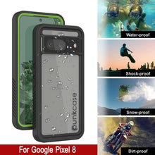 Load image into Gallery viewer, Google Pixel 9  Waterproof Case, Punkcase [Extreme Series] Armor Cover W/ Built In Screen Protector [Light Green]
